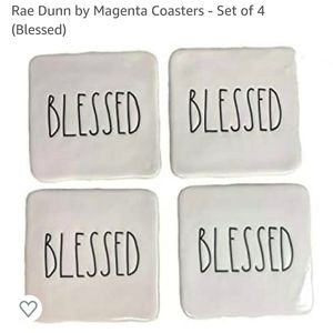 COPY - NEW Rae Dunn BLESSED Coasters (set of 4)